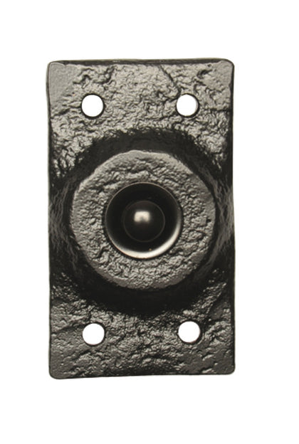 Kirkpatrick Bell Push 77x45mm Iron Blk