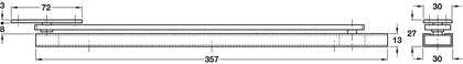 Mortice OH Limit Stay 90D Sgl/Dbl SZP