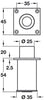 Door Holder+Stop/Floor Non-Lock 316 SSS
