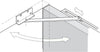 OH Door Holder Inward 90-130D Silver