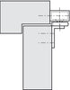 OH Door Holder Inward 90-130D Silver