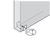 Door Holder/Floor D50mm Brass SCP