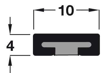 Intumes Strip FD30 1050x10x4mm Brw