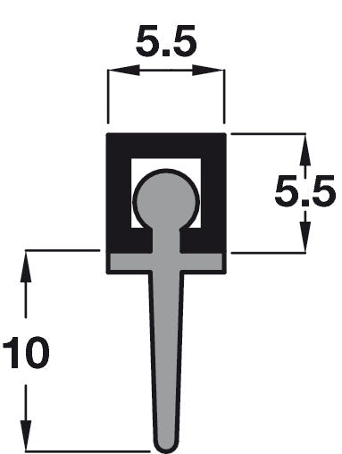 Sealmaster Deluge 8-10mm Straight 2100mm