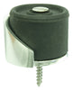 Door Stop/Floor D40x28mm Brass/Rub SAA