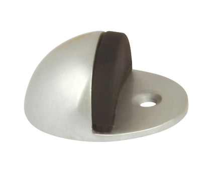 Door Stop/Floor 42x49x23mm Alu/Rub SA