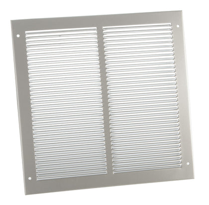 Louvred Air Grille 610x610mm M.St/S.Slv