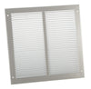 Louvred Air Grille 356x356mm M.St/S.Slv