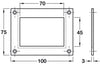 Card Frame Top Entry 100x75mm SSS