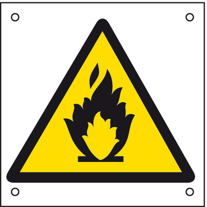 Sign 200x200mm-Flammable