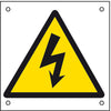 Sign 80x80mm-Danger Electricity