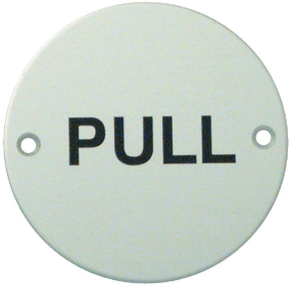 Graphic Sign D76mm-PULL PSS