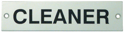 Sign 140x35mm-CLEANER SSS