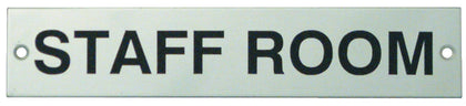 Sign 175x35mm-STAFF ROOM SSS