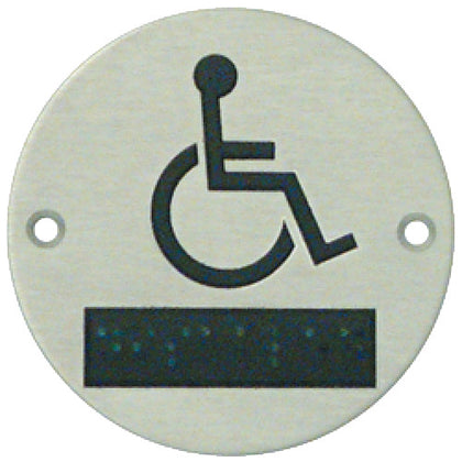Tactile Symbol D76x1.5mm-Disabled SSS
