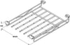 Vibo Dream PO Trouser Rail 366mm Slv CLR