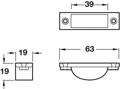Easy Clean Socket 63x19mm Zinc SN