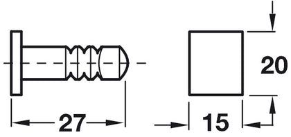 Dialock EFL 1 Locking Bolt 27mm ZA NP