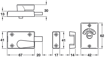 Indicator Bolt Surface Throw Over ZA PC