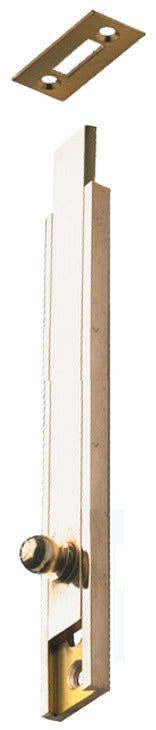 Knob Slide/Surface Bolt 160mm Brass PB