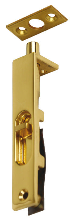 Furniture Bolt Flush 76x13mm Brass SNP