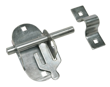 Oval Pad Bolt+Staple Steel ZP