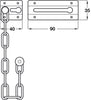 Security Slide Door Chain Steel SC