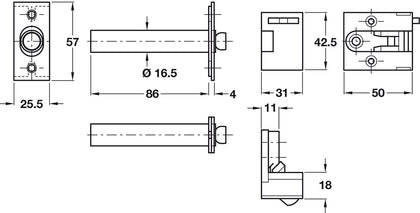 Securichain Door Chain PB