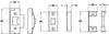 Rebate Set 13mm HD Tub Mort Latch St SSS