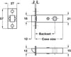 Tubular Mortice Latch HD 75/100mm SS