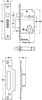 Mortice Sashlock Case Only 56/79mm SSS