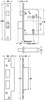 5 Lvr Mortice Sashlock 44/64mm SSS Dif