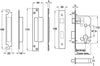 Qube Euro Sashlock 57/76mm SCP