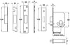 Qube Euro Deadlock 44/64mm M.St SCP