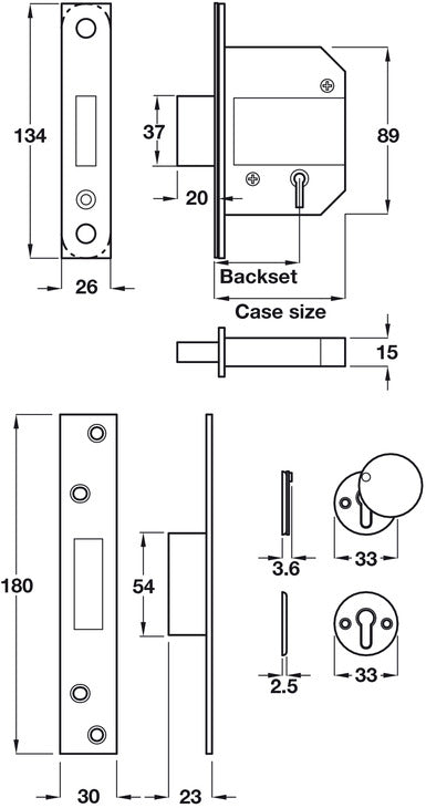 Fortress 5 Lvr Deadlock 56/79mm SS Dif