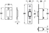 Mortice Adj Roller Catch 25mm SSS