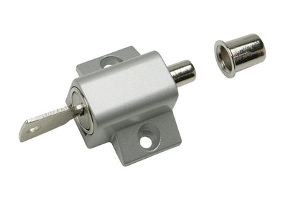 Patio Door Lock Steel Silver
