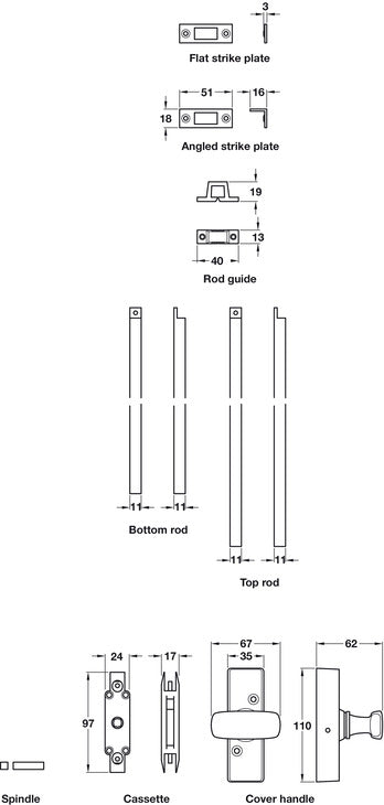 Kirkpatrick Espagnolette Bolt BA