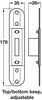 Multipoint 5 Hookbolt 3 45mm Brs/SZP BOM