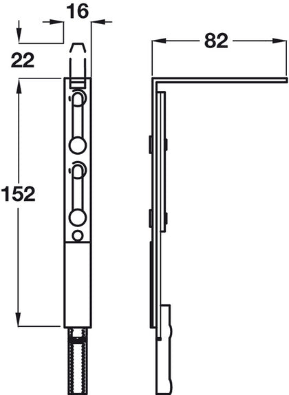 Multipoint Slave Unit 45mm Brs/SZP BOM