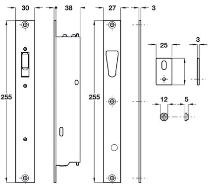 Electric V Lock Mon for Locked/Unlocked