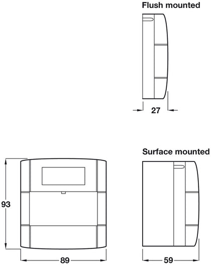 Door Release Break Glass-Cover Pl Trans