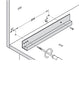 VS SUB 500mm PO Bskt DoorFix 1xSph Chr