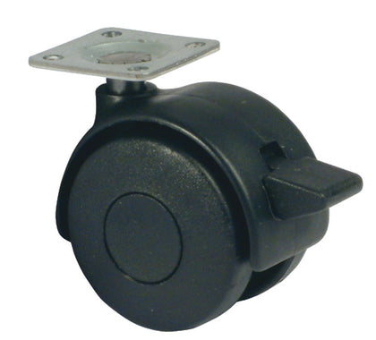 D50mm Twin Castor Swivel wo Brake PL 38