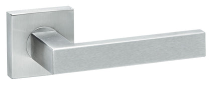 Metro Lever Hdls/Sqr Rose 50mm 304 SSS