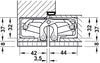 Tectus TE640 3D A8 180D Hinge MB