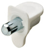 Shelf Support D5mm Plug Galv Pl White