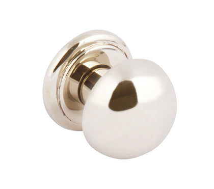 Ironbridge Knob Brass Pol Nkl D32x34mm
