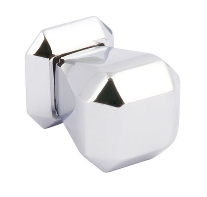 Tiffany Knob Brass Pol Chrome 42mm