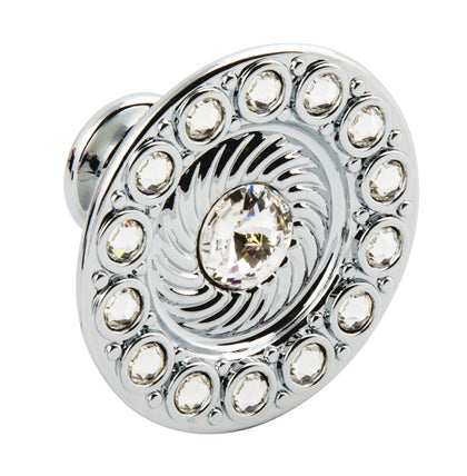 Diamond Knob Swarovski ZA Pol Chr D45mm